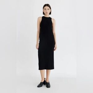 Mod Ref Black Hana Sleeveless Midi Dress